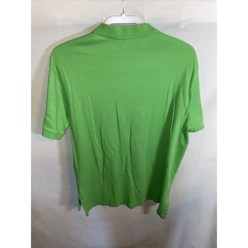 Polo Ralph Lauren Golf Shirt Men’s Size Large Green 100% Cotton Short Sleeve